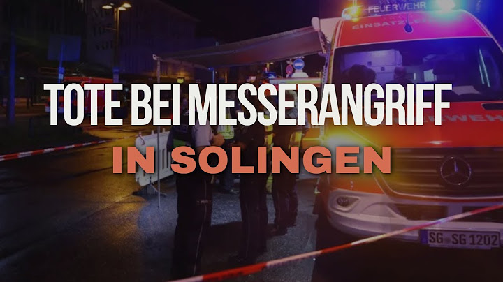 Solinger| Tote und Verletzte nach Attacke auf Solinger Stadtfest