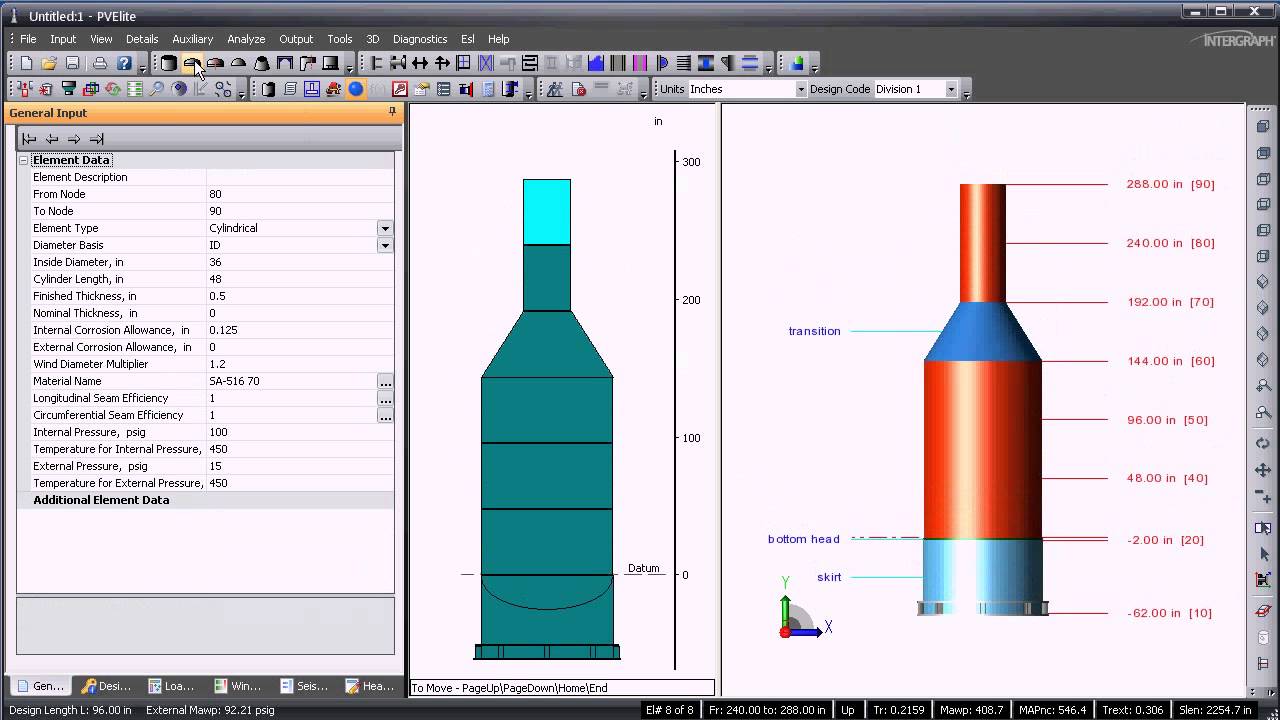Xsystem | Hexagon | PVElite Pressure vessel Anlysis - YouTube
