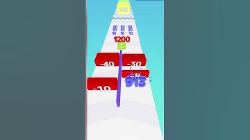 NUMBER STACK 3D RUN (Level Up Numbers) - Number Master Run Gameplay