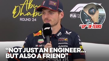 Max Verstappen Reveals Why His Race Engineer ‘GP’ Was in Tears After the Final Race