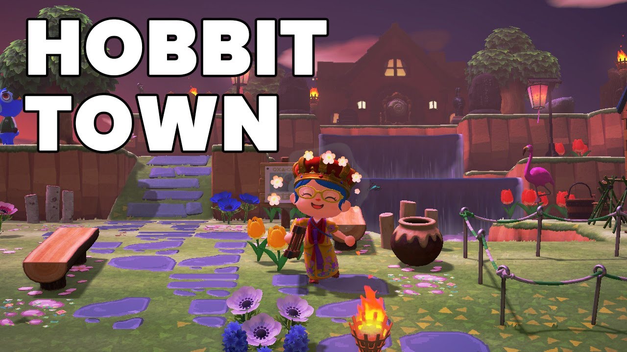 Creating a Cute Hobbit Town in Animal Crossing New Horizons YouTube