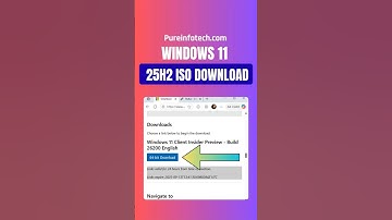 Windows 11 25H2 ISO File Direct Download (Official)