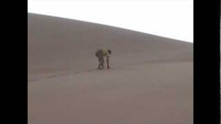 Claude attaque la dune en Mauritanie.avi