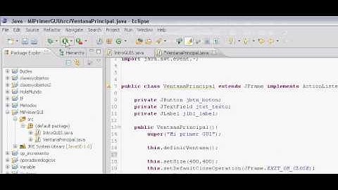 Tutorial Java en Español - Capitulo 20 - Eventos, ActionListener, actionPerformed