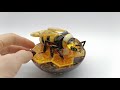 Пчела статуэтка из янтаря. Необычный подарок фигурка неваляшка. Baltamber amber bee