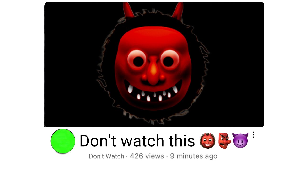 I Searched up "👺👹😈” on YouTube, here's what I found..