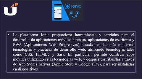 Desarrollo de aplicaciones móviles con IONIC