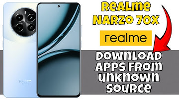 Allow App Install Frorm Unknown Sources Realme Narzo 70x || How to download apps from unknown source