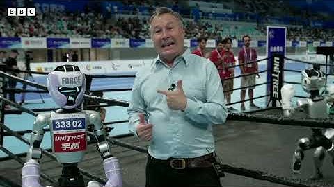 Robot athletes compete at World Humanoid Games | BBC News