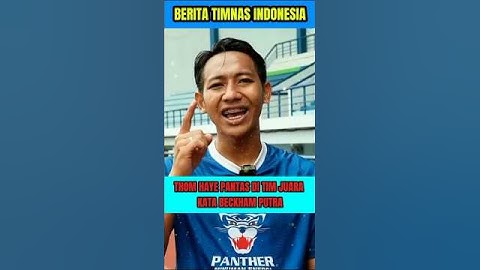 Beckham Putra Mengatakan Thom Haye Pantas Di Tim Juara Persib Bandung