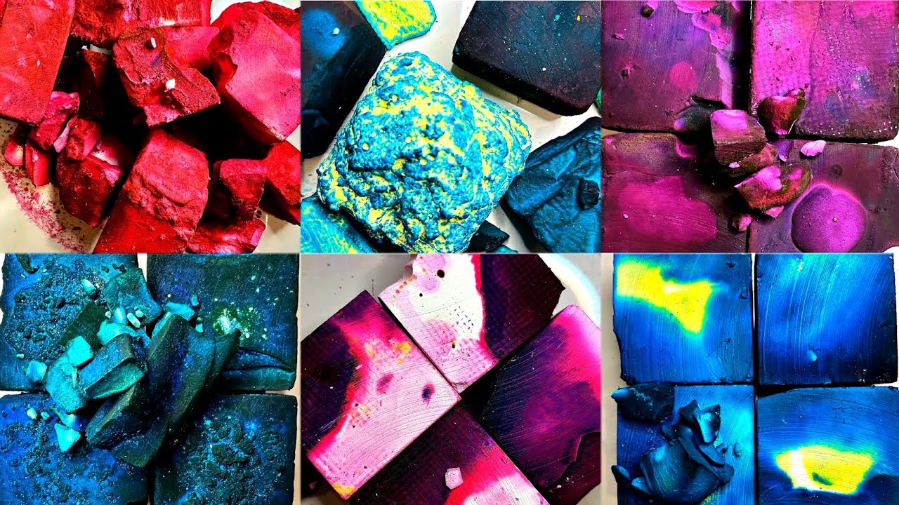 deep dyed gym chalk edit || soft gym chalk sdit @LBD_ASMR @loveclay300 ...