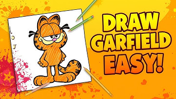 How to Draw Garfield Step by Step | Easy & Fun Cartoon Drawing