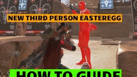 Third Person POV in Apex Legends?!?! Firing Range Easter Egg, how to Guide.