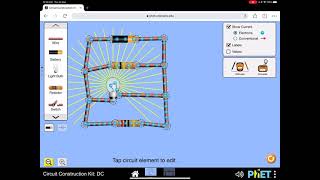 Y11 Physics - Current and Voltage in Parallel Circuits using PHET simulations