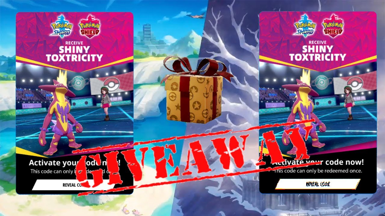 Event Shiny Toxtricity Giveaway Pokemon Sword And Shield Youtube Event Shiny Toxtricity Giveaway Pokemon Sword And Shield Youtube