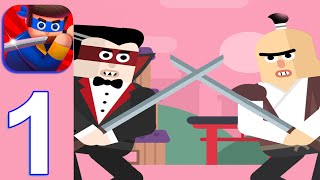 Mr Ninja Slicey Puzzles Gameplay Walkthrough Part 1 Level 1-60 (IOS/Android) screenshot 4