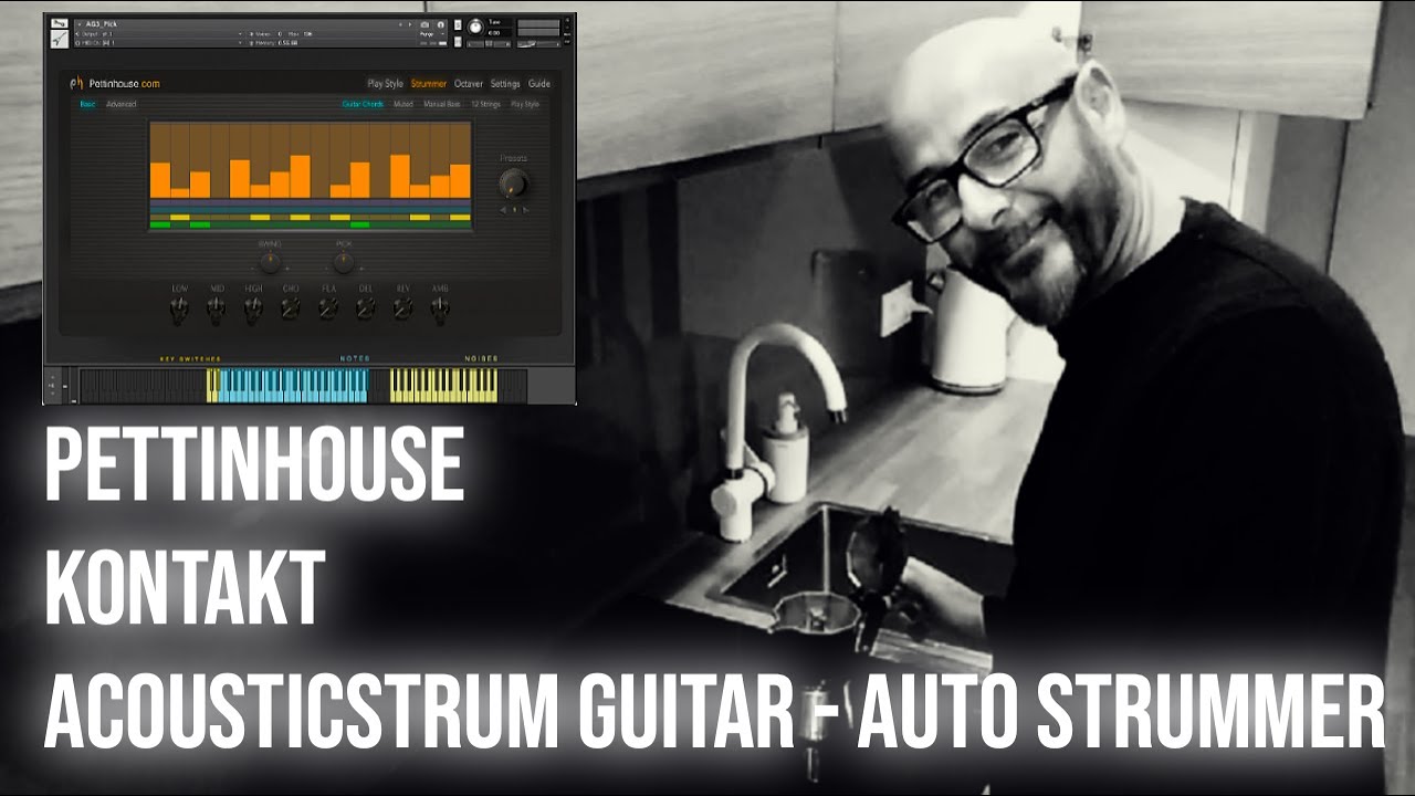 How I strum with AcousticStrum guitar for KONTAKT: The Ultimate Realistic & Fast Auto-Strummer