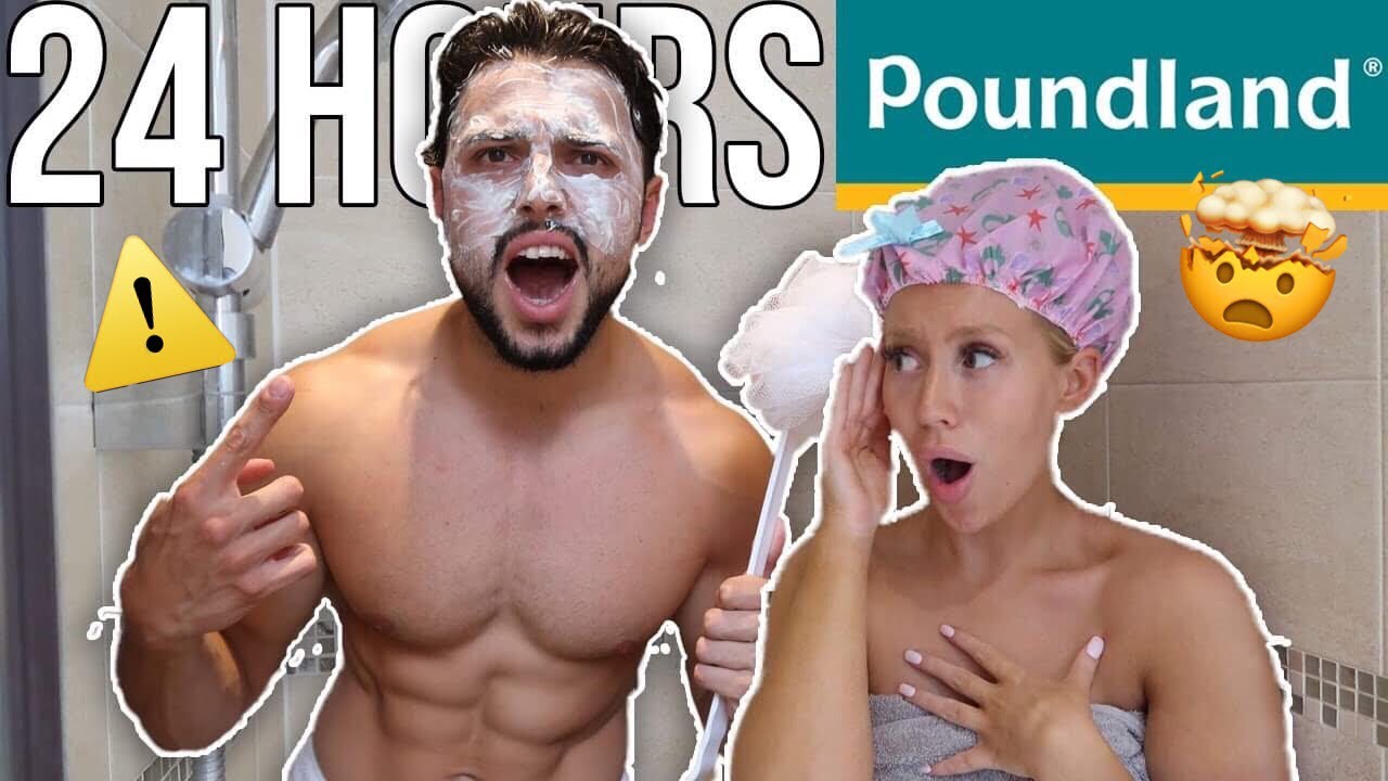 Only Using POUNDLAND PRODUCTS For 24 HOURS | CHALLENGE