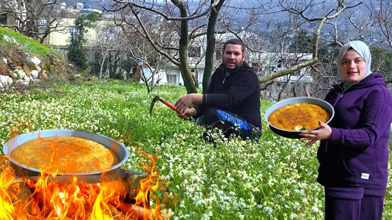 أجواء رمضان الربيعية + ألذ كنافة بتذوقوها 😍