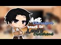 Aot Charakter react to Levi‘s Childhood |