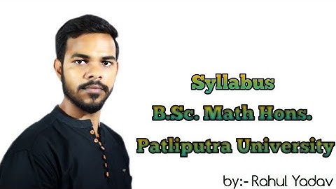 @LetsSolveTheMaths Patliputra University Syllabus |Syllabus |Real Analysis Syllabus|Paper-5|