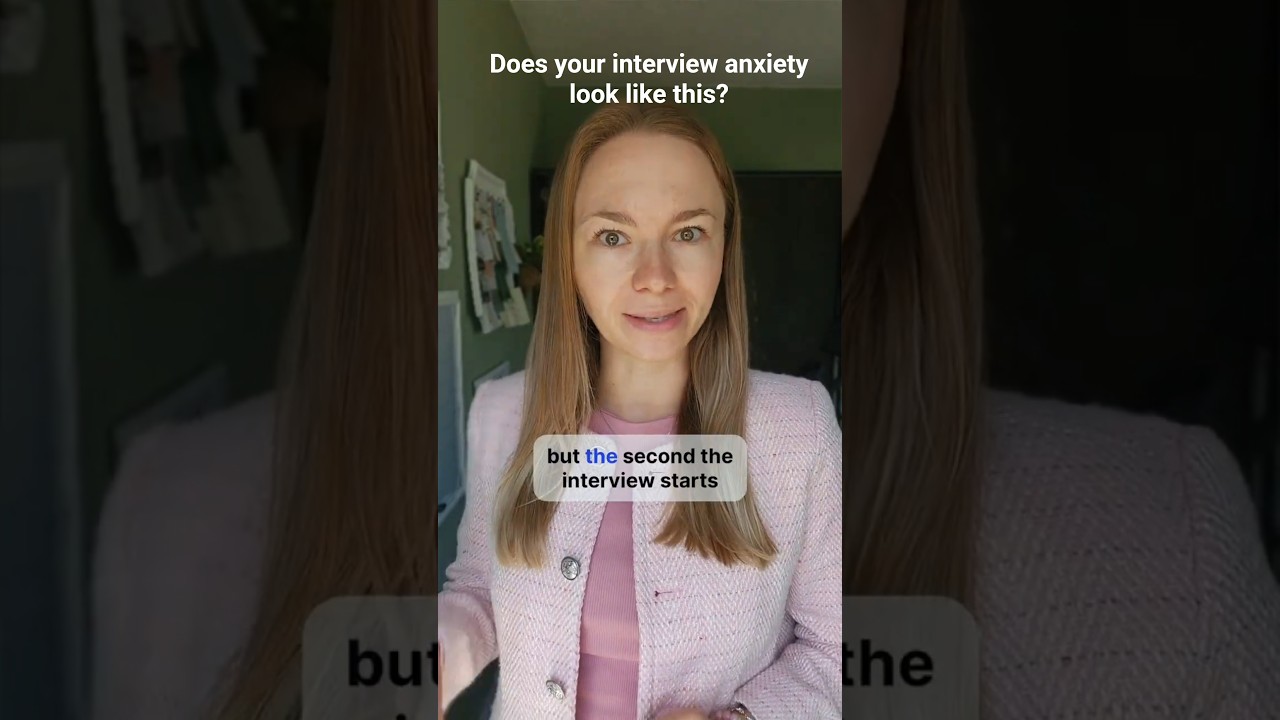 If interview anxiety is stopping you from moving forward, I want to hear your story. #interview