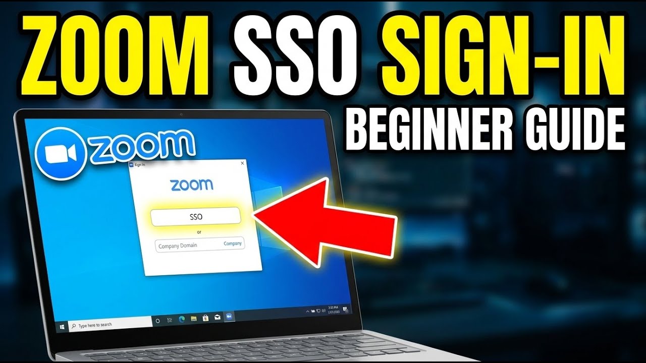 How to authorize Zoom sign-in and SSO on Windows - Beginner Guide - YouTube