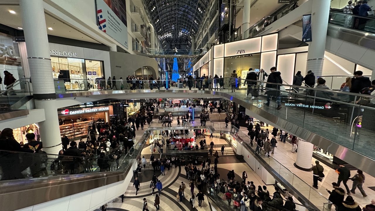 IRL LIVE Toronto Boxing Day Sales Eaton Centre December 26, 2025  Take 1 