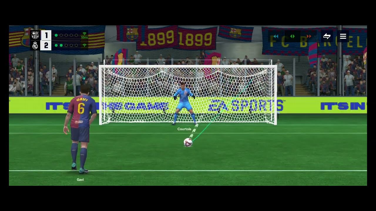 Real Madrid v Barcelona | Penalty Shootout | fc mobile - YouTube