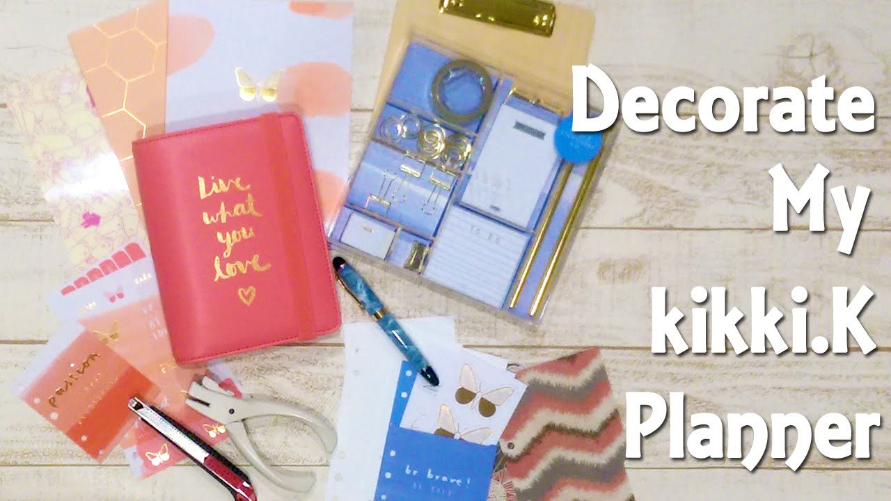 Decorate My Kikki K Planner 我的手帳diy Youtube