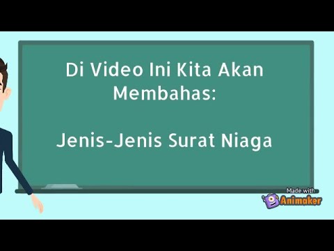 PART 1 | Video Pembelajaran - Jenis Jenis Surat Niaga