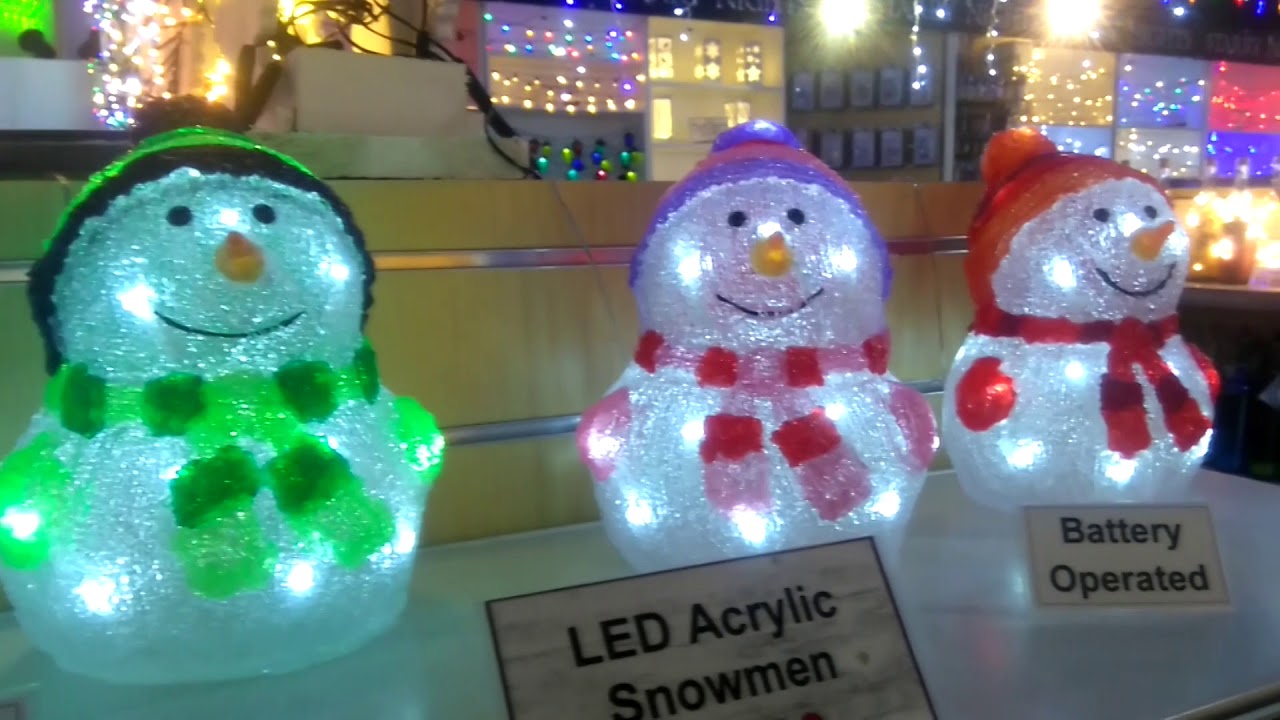 Christmas Decorations At Brigg Garden Centre 2nd October 2017 Youtube