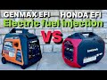 HONDA 3200i VS GENMAX 4600i Compact Electric Fuel Injection Generators  Load Tested