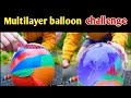 Multilayer balloon challenge ||  multicolor balloon  || multicolor balloon arch  || 20 layer balloon