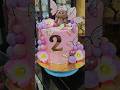 2nd year birthday cake 🎂 #cake #cakedecorating #goa