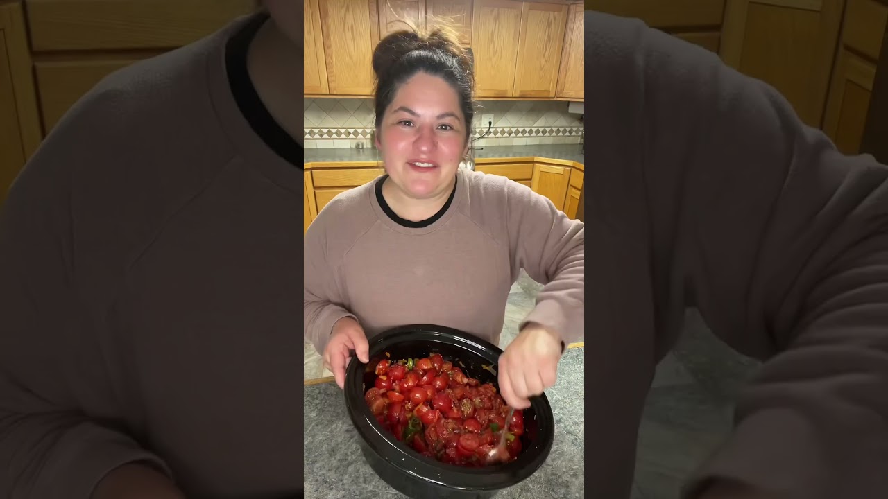 Garden harvest, spaghetti sauce recipe. 🍝 