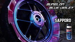repaint velg menggunakan warna bunglon dari pilok sapporo!!!!
