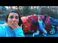 we pranked his car with wrapping paper