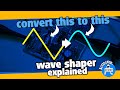 Triangle to sine with a #wave-shaper #electronic #circuit