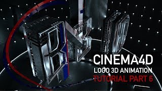 Cinema 4D Tutorial Logo 3D Animation (Splines  & Sweeps) Part 6