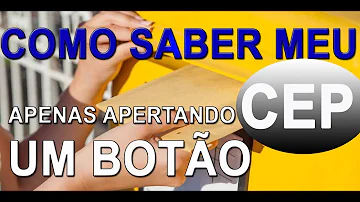 Tem como saber o CEP pelo mapa?
