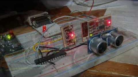 HC SR04 Sonic Sensor w PIc uController