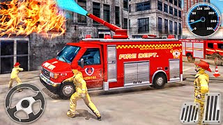 Firefighter Rescue Simulator - 911 Emergency Fire Truck City in New York - Best Android GamePlay screenshot 1