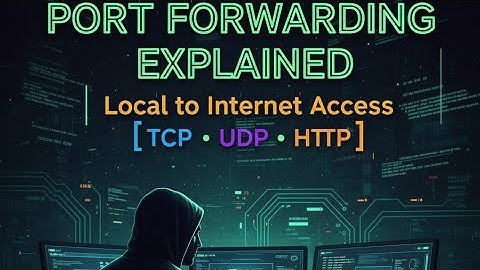 Port Forwarding Explained | Local to Internet Access (TCP • UDP • HTTP)#portforwarding 
