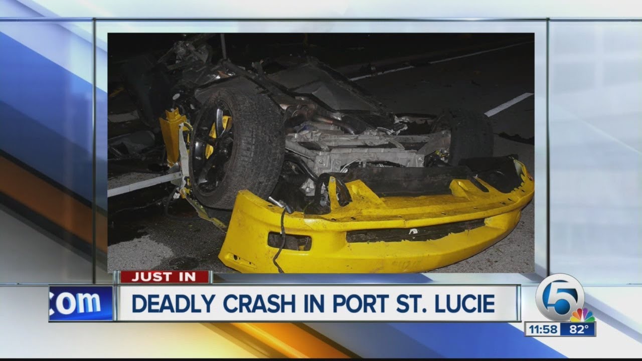 Deadly crash in Port St. Lucie - YouTube