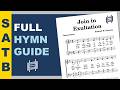 Join in Exultation | Full SATB Hymn Guide | Bb Major