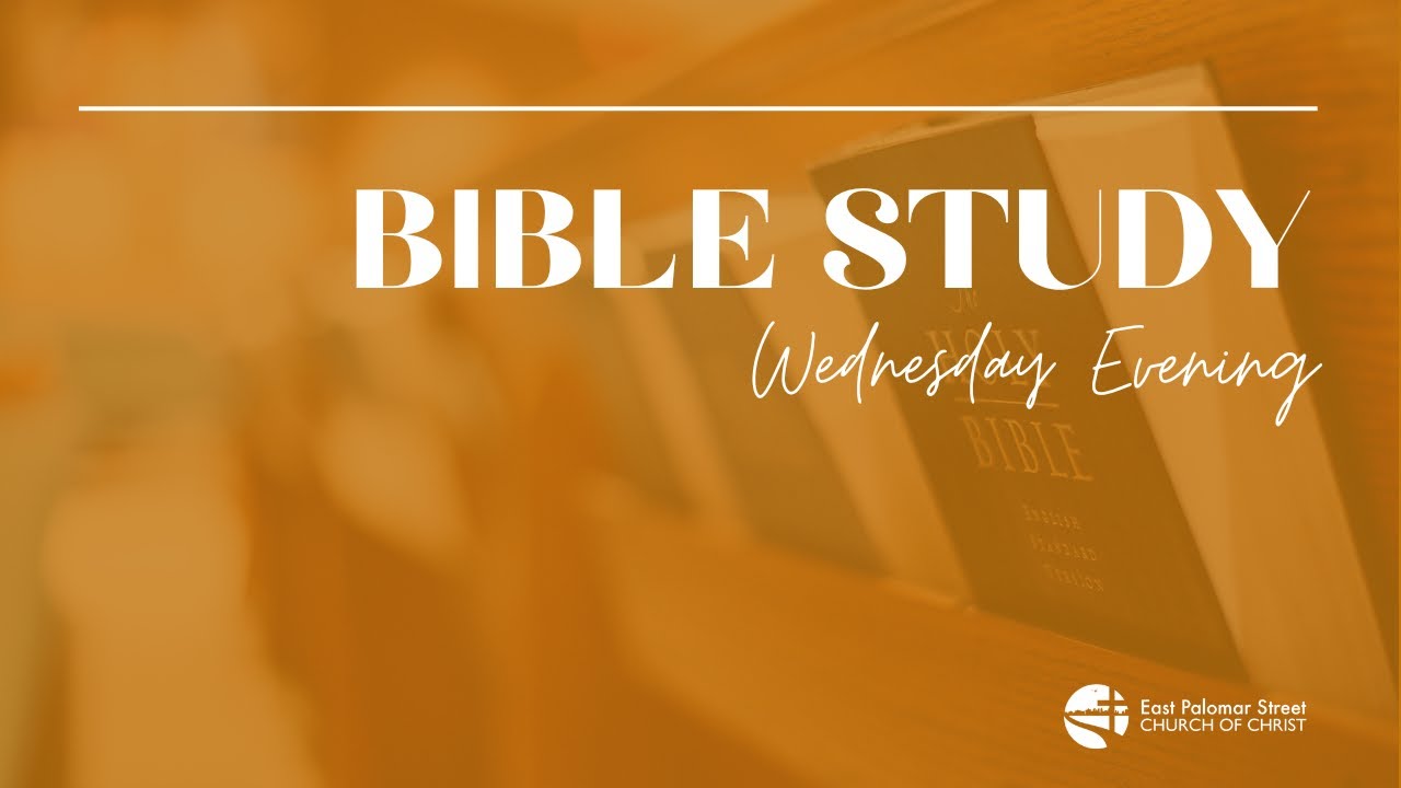 Wednesday Night Bible Study -   "A Review Of Prayer" - 3