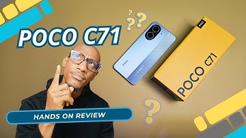 Poco C71 Hands-on Review - Entry-Level, Pro Battery #PocoC71 #review