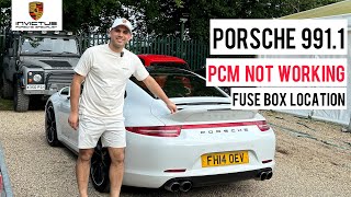 Porsche 991.1 PCM Issue Not Turning On & Fuse Box Location