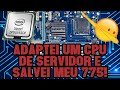 INSTALEI O XEON X5450 MODIFICADO NA MINHA G41MT-S2P!!!